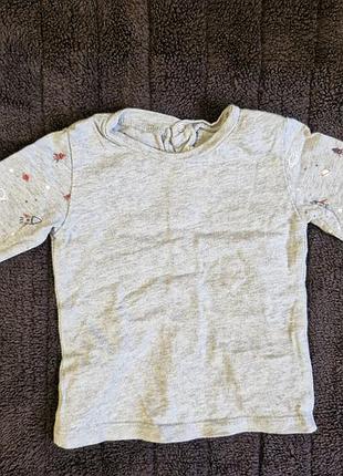 Кофточка с кнопками на спине 0-6месяц