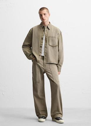 Брюки карго relaxed fit с карманами