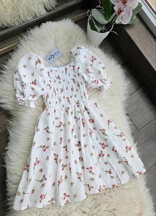 Стильное муслиновое платье 😍