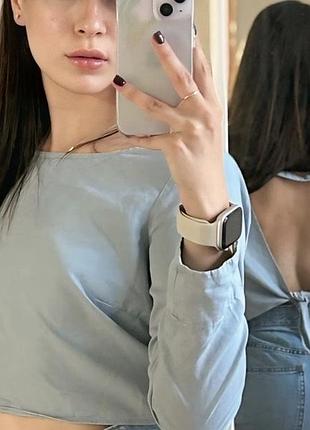 Блузка кофта zara с открытой спиной