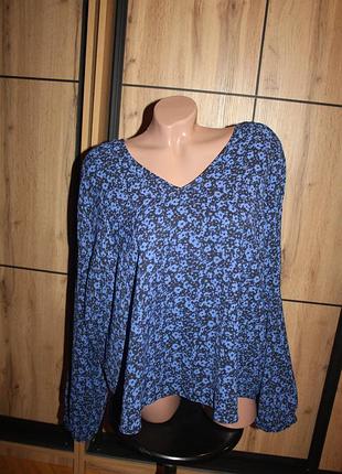 Блуза жіноча у квітковий принт великий розмір батал george 18р