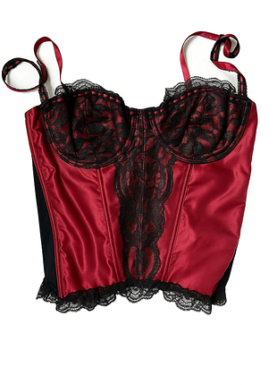 Винтажный кружевной корсет готический топ корсетный готика y2k винтаж лолита dollskill ретро