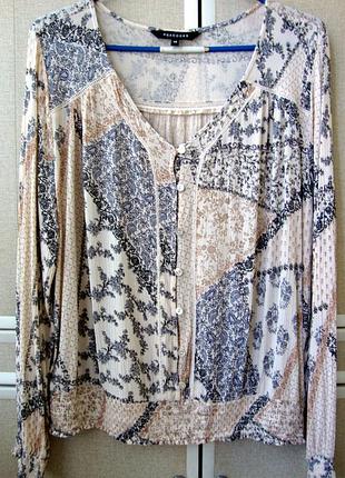 Блуза в стилі печворк