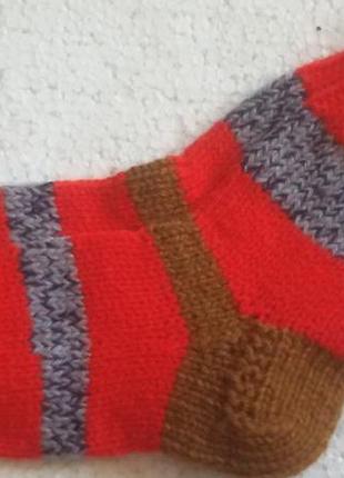 Шкарпетки теплі в'язані для дівчаток 20р.
