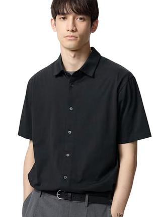 Рубашка с коротким рукавом uniqlo airism