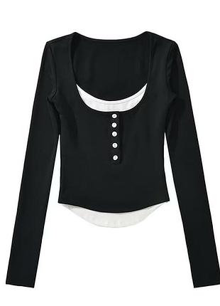 Черно-белый лонг