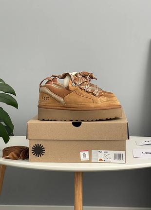 Ugg lowmel sneaker platform chestnut