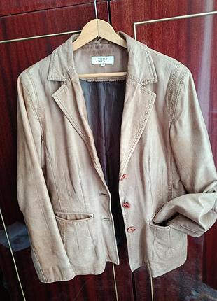 Жакет кожаный