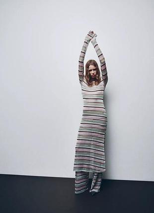 Сукня жіноча металізована zara new