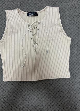 Жіночий топ на завʼязках
