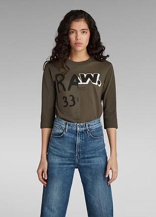 Футболка з подовженим рукавом від g-star raw