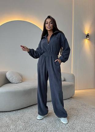 Теплий флісовий комбінезон комбез