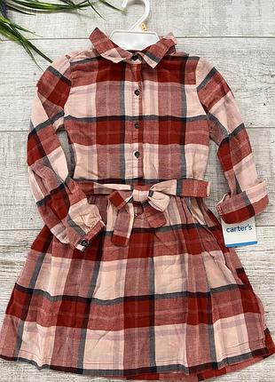 Сукня в клітинку для дівчинки