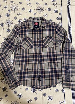 Сорочка с рубашка superdry s-xs