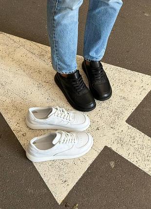 Кеды женские анатомические натуральная кожа