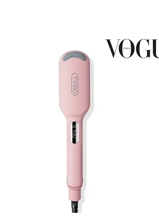 Щипцы для завивки волос tymo hair crimper waver, керамико-турмалиновые, deep waver, розовые