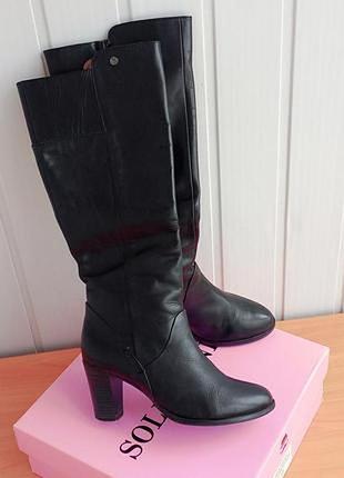 Шкіряні чоботи сапоги