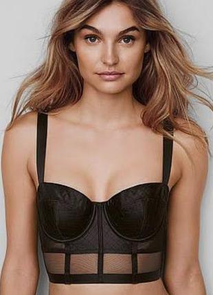 Ультра-шикарный корсетный бюстгальтер-балконет victoria's secret very sexy.