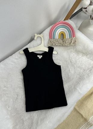 Стильная майка в рубчик river island, черная майка, майка