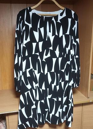 Великолепное женское платье с геометрическим орнаментом wallis размер euro 42