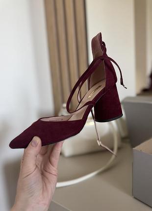 Туфли le berdes, бургунди, 37, состояние новых! и-де-альные!