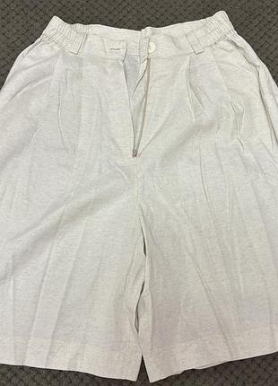 Лляні шорти бермуди