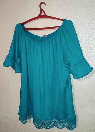 Эффектная блуза большого размера george