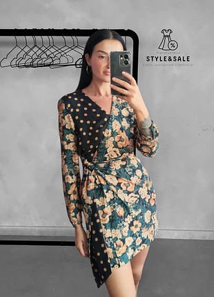 Сукня на запах zara