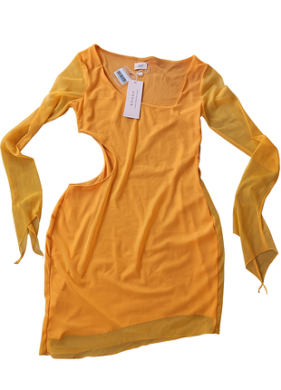 Платье с вырезом яркое необычное oh polly