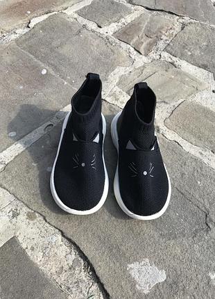 Кросівки zara хайтопи для дівчинки кеди zara