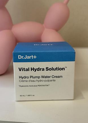 Зволожувальний крем-гель для обличчя dr. jart+ vital hydra solution hydro plump water cream