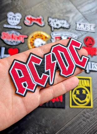 Музыкальная термонашивка ac dc rock acdc нашивка ac/dc highway to hell рок музыка ас дс патч на одежду асдс