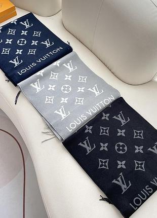 Шарф lv monogram з вовни