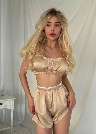 Пижама двойка из шелка армани