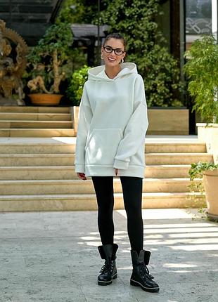 Стильный батник, топовое удлиненное худи с надписью pofigizm размер универсальный 42-48 есть выбор цветов