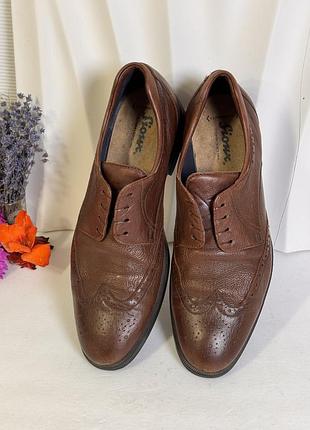 Кожаные мужские туфли sioux 43,5р