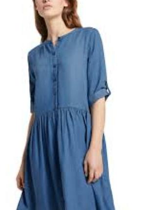 Свободное хлопковое женское платье под джинс носите с удовольствием, покупайте недорогой бренд vrs размер м