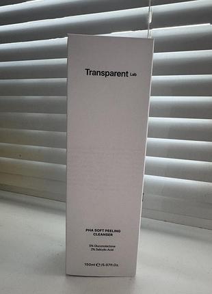 Transparent-lab очищаючий засіб з ефектом пілінгу