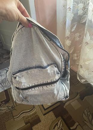 Рюкзак джинсовий