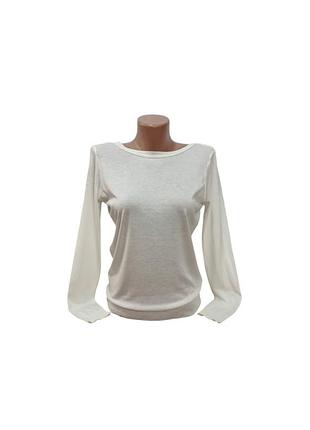 Кофта женская с хлопком massimo dutti белая