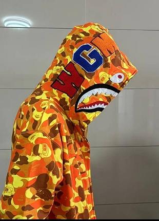 Зіп -худі bape camo yellow