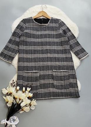 Твидовое платье