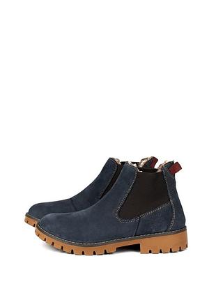 Челси imac синие из нубука на цигейке 209590