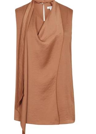 Reiss жіночий топ янтарно- карамельного кольору, розмір eu 40/usa 8/ uk12