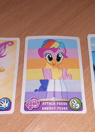 Набор детских карточек лит пони 3 штуки внимательно читайте условия пересылки!!!