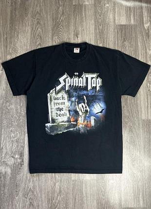 Футболка fruit of the loom мерч spinal tap heavy metal 1984 vintage оригінал в ідеальному стані sk8 y2k