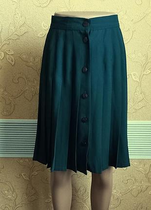 Юбка короткая в складку