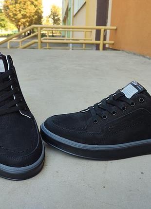 Кеды, кроссовки мужские dav bumer натуральный нубук черные