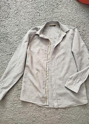 Мужская рубашка лён м