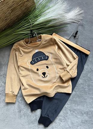 Дитячий костюм, велюрова піжама lupilu 98 см.,104 см.,110 см.,116 см.,122 см.,128 см.✨